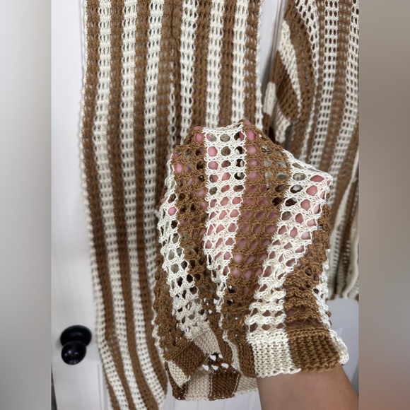 NEW w TAGS 🏷️ La Vie Crochet 2-Piece Pants & Button-Up Set (Women’s Size Medium) - Picture 7 of 12